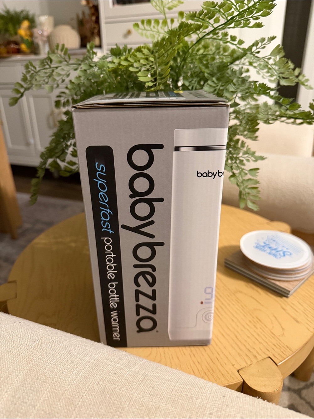Baby Brezza Superfast Portable Bottle Warmer – 67% Faster - Travel White NEW